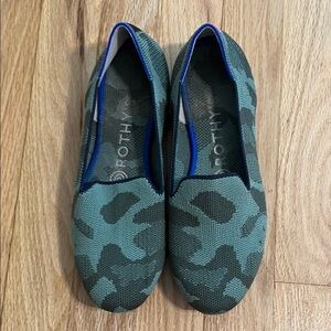 Rothy's The Loafer Olive Camo Sz 6.5
